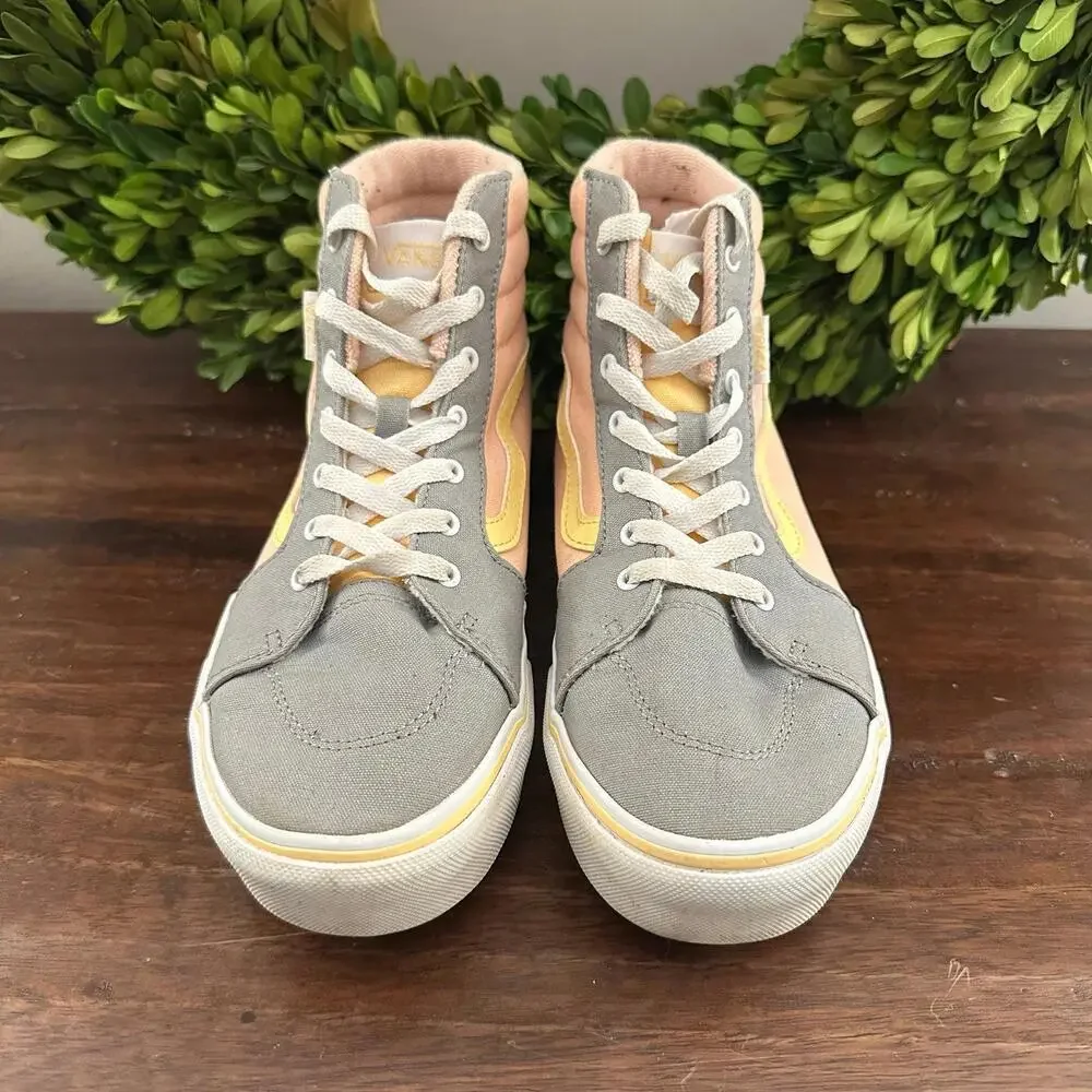 Vans Filmore Hi Platform Color Block Tropical Peach Sneakers‎ 6
